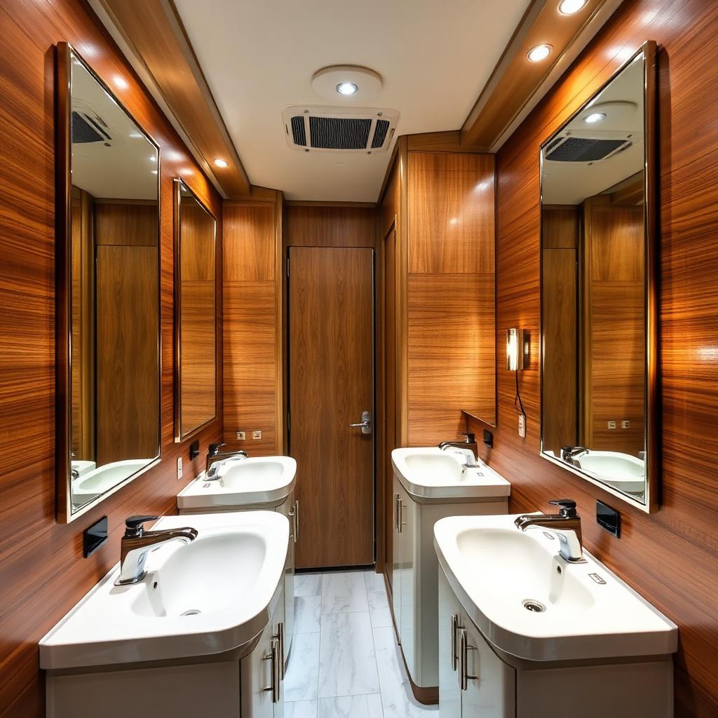 Vip Restroom Trailer Rentals — Neida Portable Toilets